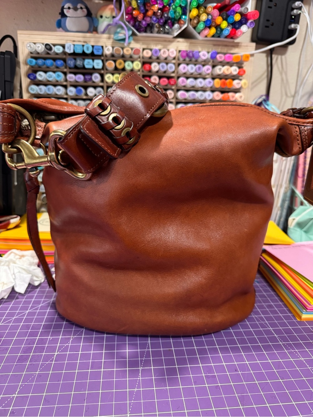 Coach2007 Tatersal Bleecker Duffel - Picture 4 of 13